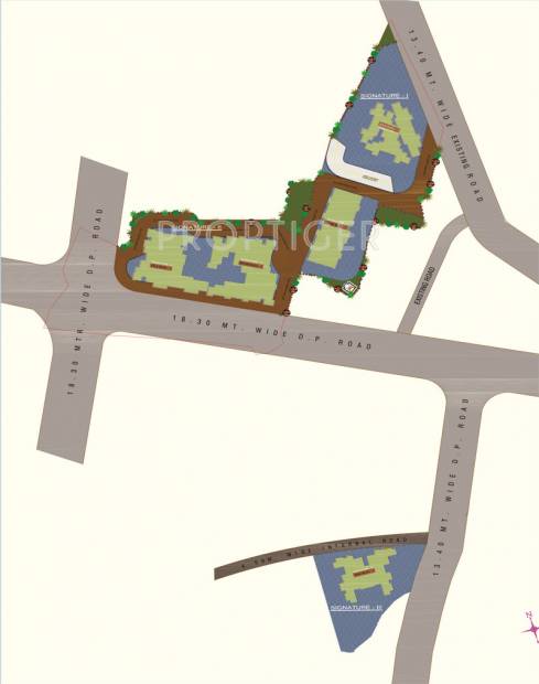  signature-1 Images for Site Plan of Chaubey Signature 1