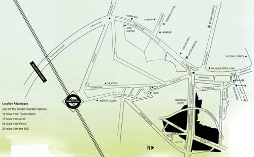  urbania-azziano Images for Location Plan of Rustomjee Urbania Azziano
