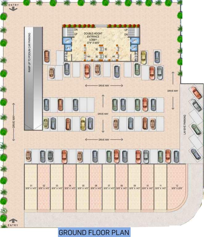  sai miracle Images for Cluster Plan of Paradise Sai Miracle