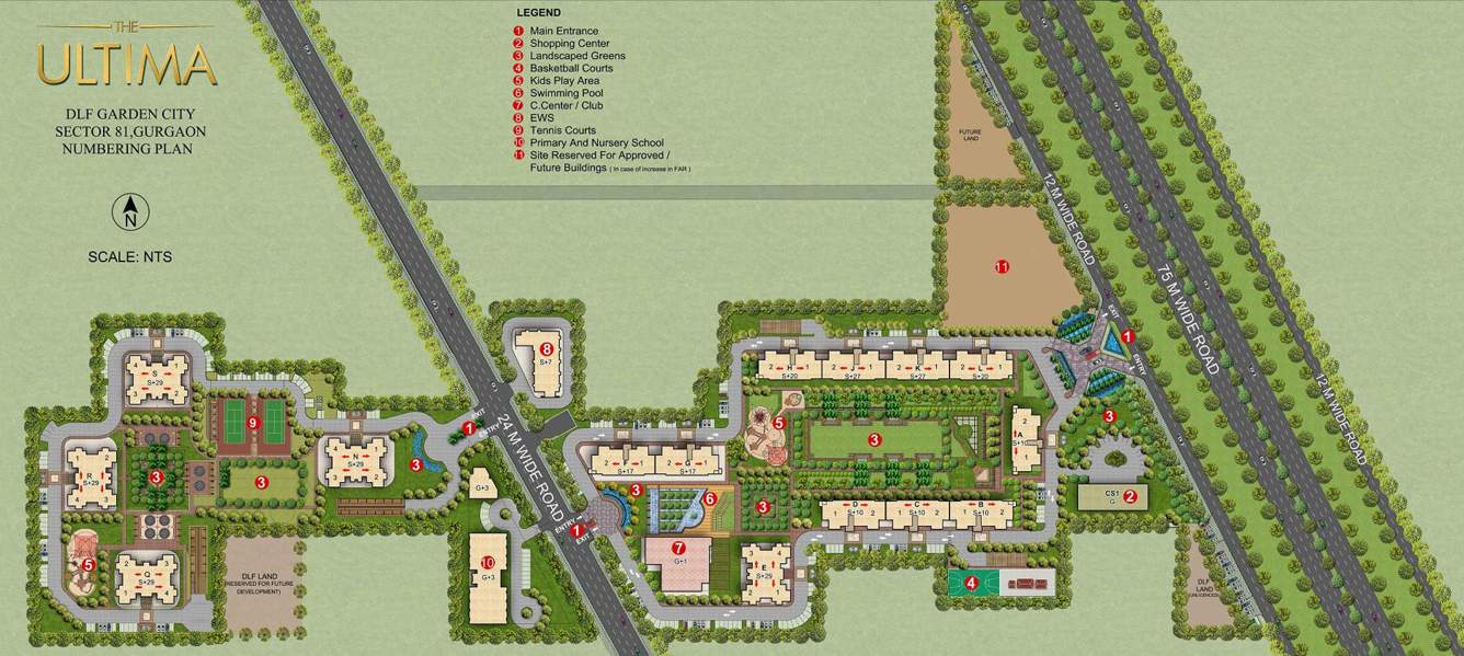  the ultima Images for Master Plan of DLF Ultima