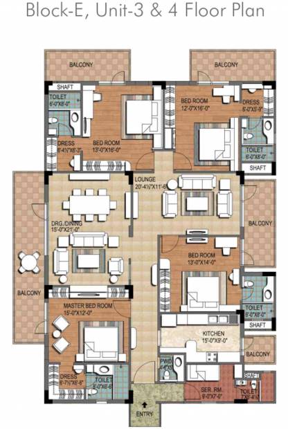  city Block A Cluster Plan