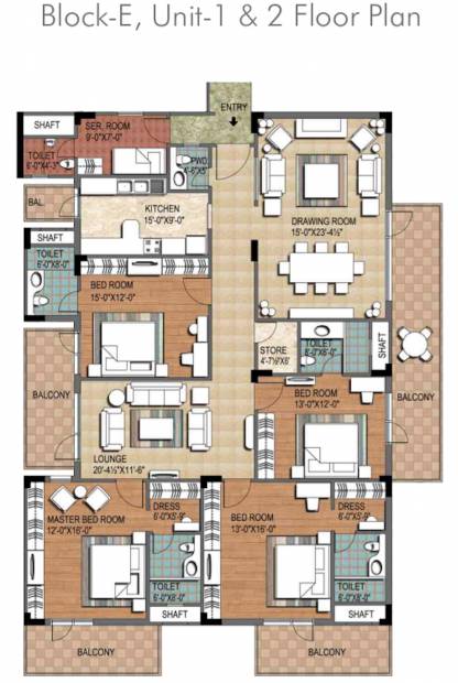  city Block A Cluster Plan