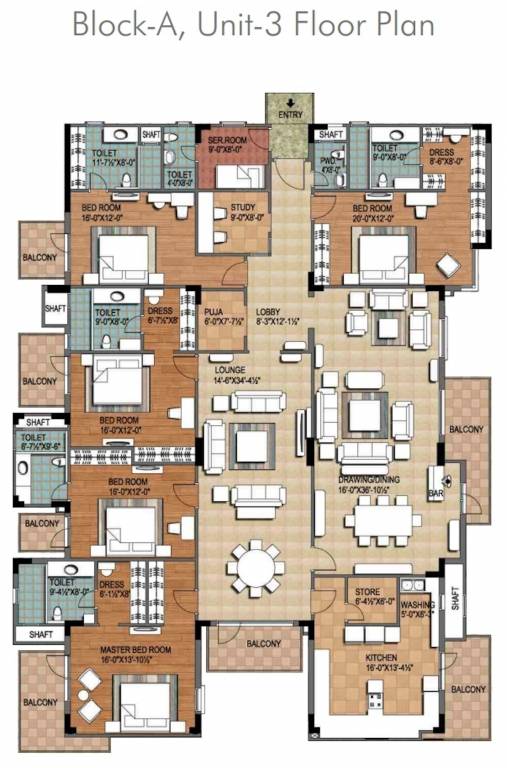  city Block F Cluster Plan