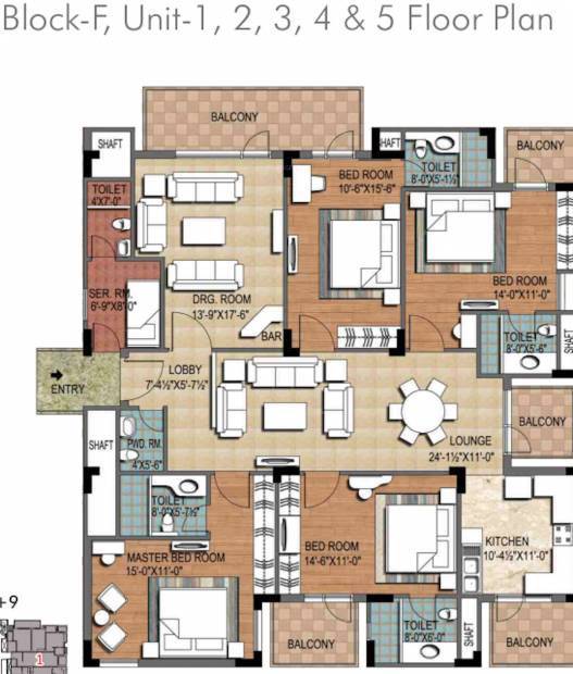  city Block F Cluster Plan