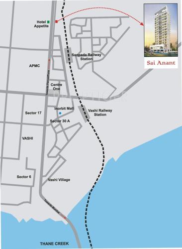  sai-anant Images for Location Plan of Kaamdhenu Sai Anant