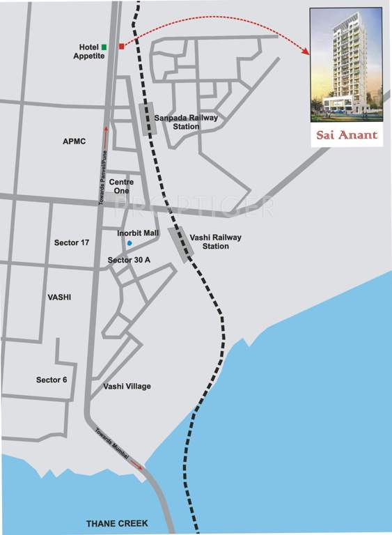  sai anant Images for Location Plan of Kaamdhenu Sai Anant