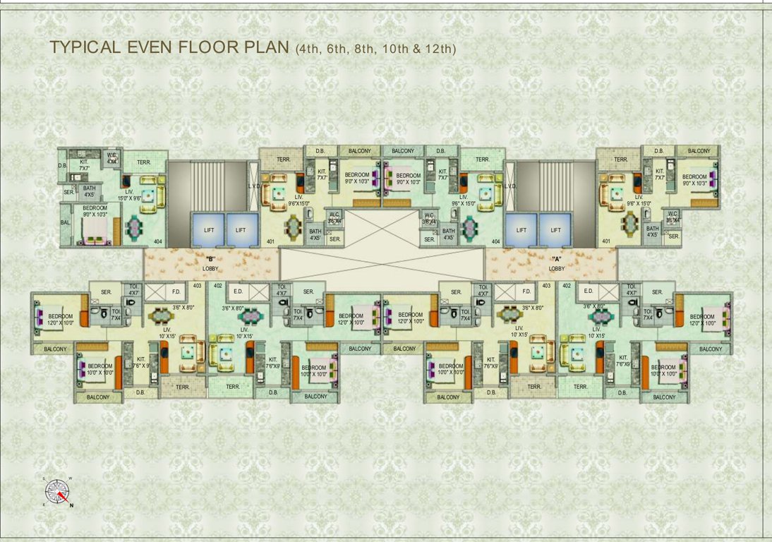  sai fortune Block A Cluster Plan