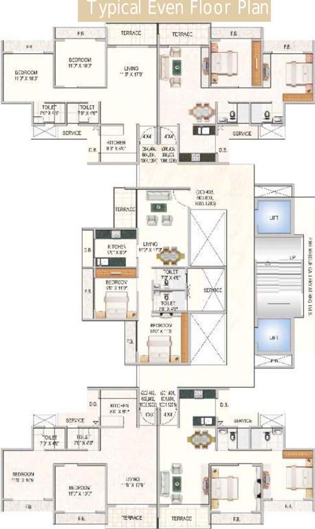 Images for Cluster Plan of Paradise Sai Ganga