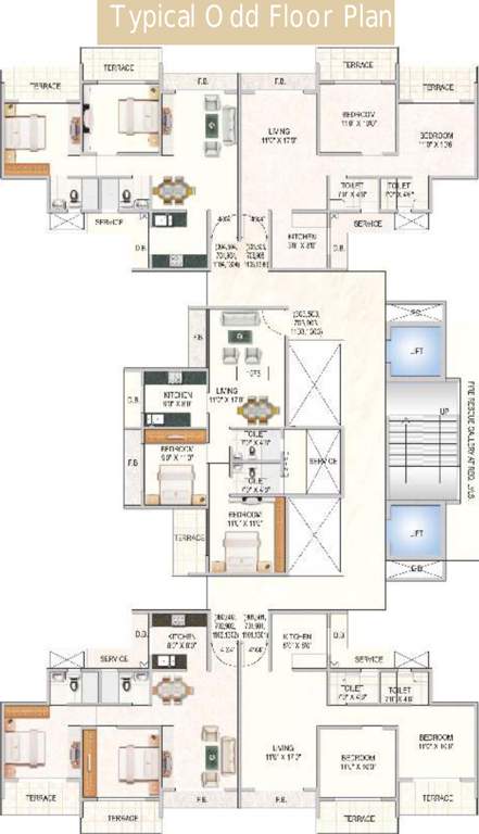 Images for Cluster Plan of Paradise Sai Ganga