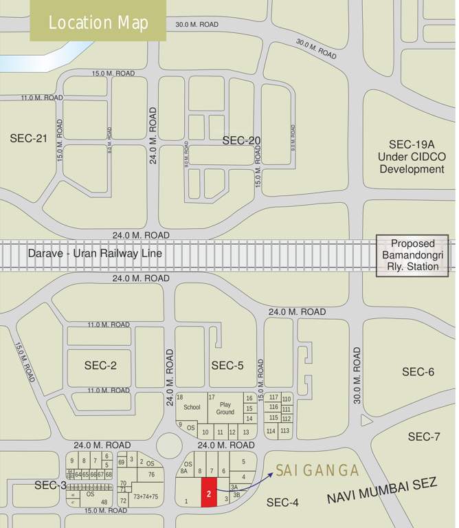 Images for Location Plan of Paradise Sai Ganga