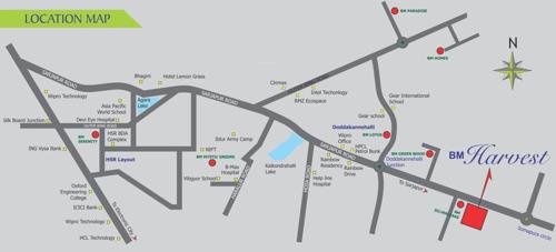  harvest Images for Location Plan of BM Harvest