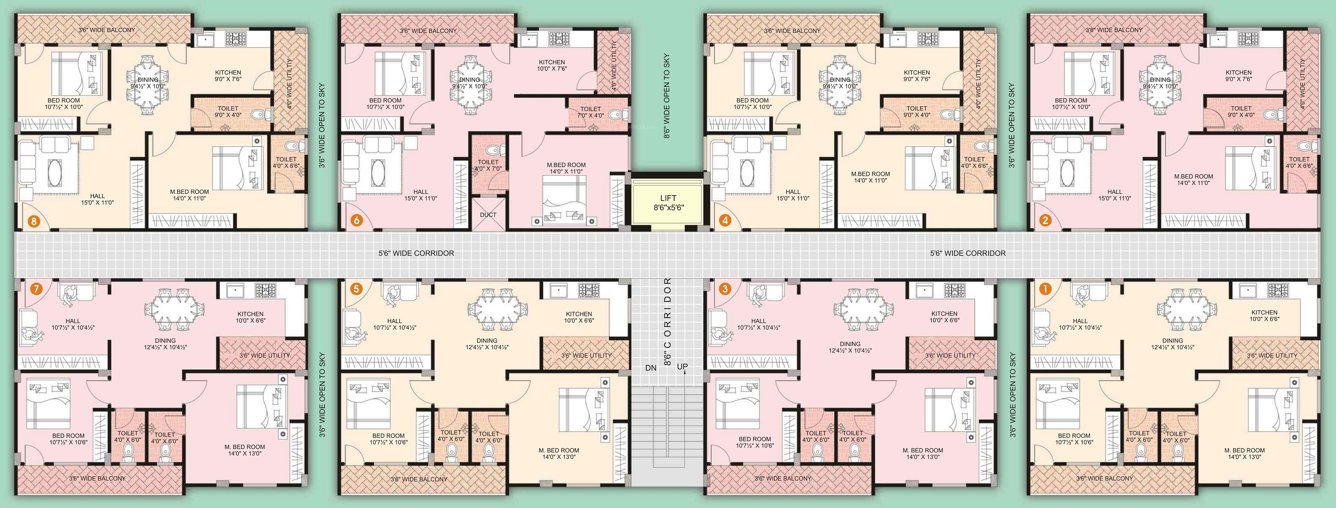  comfort Comfort Cluster Plan