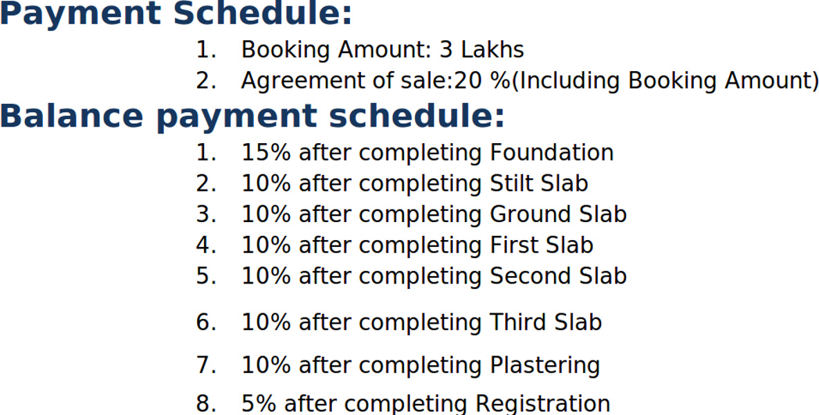 Images for Payment Plan of CMRS Royal Orchid Payment Plan