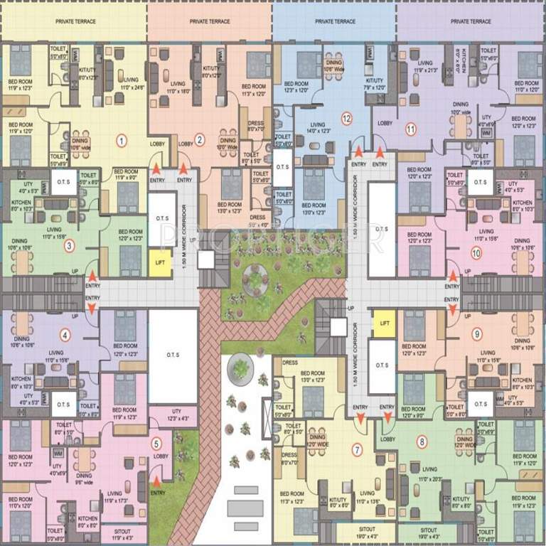  prime Images for Cluster Plan of Nishant Prime