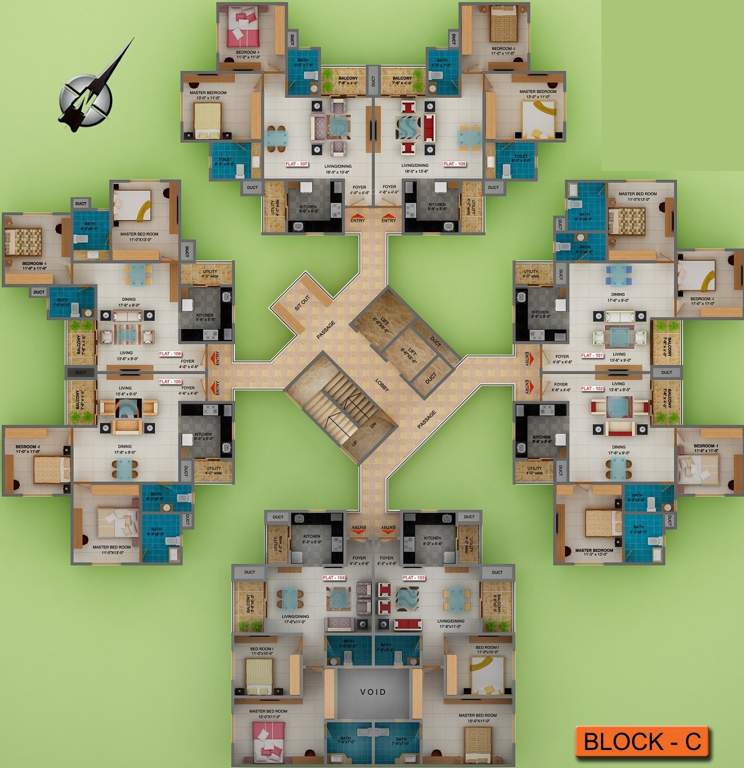 Images for Cluster Plan of Golden Commune