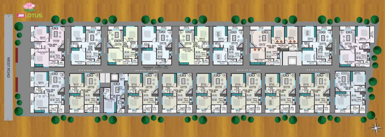  lotus Images for Cluster Plan of JMR Lotus