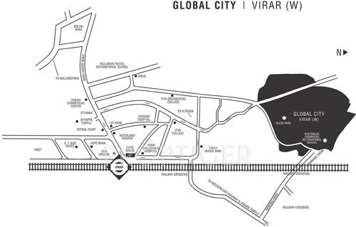  avenue-i Images for Location Plan of Rustomjee Avenue I