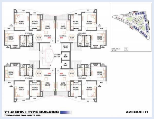 avenue-h Cluster Plan
