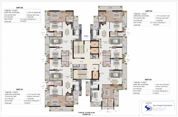 Block 1 Cluster Plan addela-palm-resorts Block 1 Cluster Plan