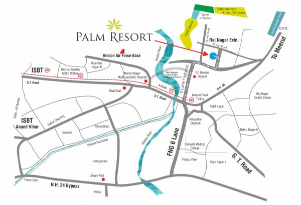 Location Plan addela-palm-resorts Location Plan
