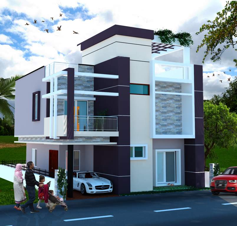  hl villa Images for Elevation of Home Land HL Villa