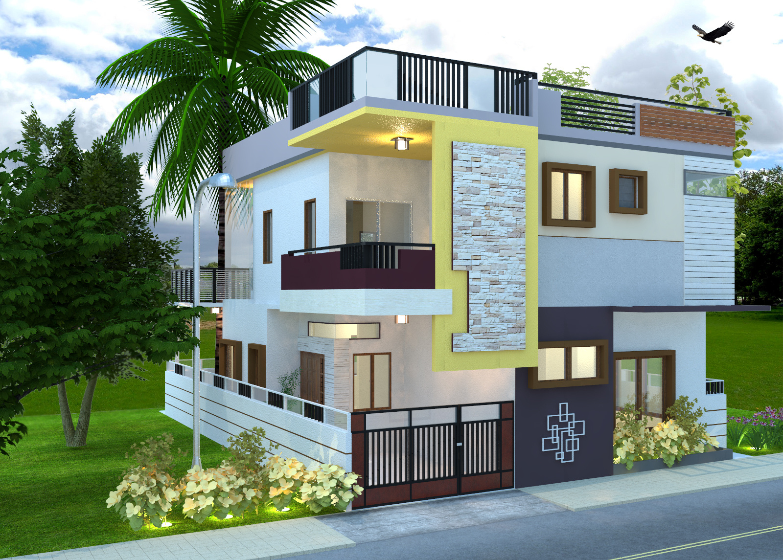 home land developers hl villa elevation 665325