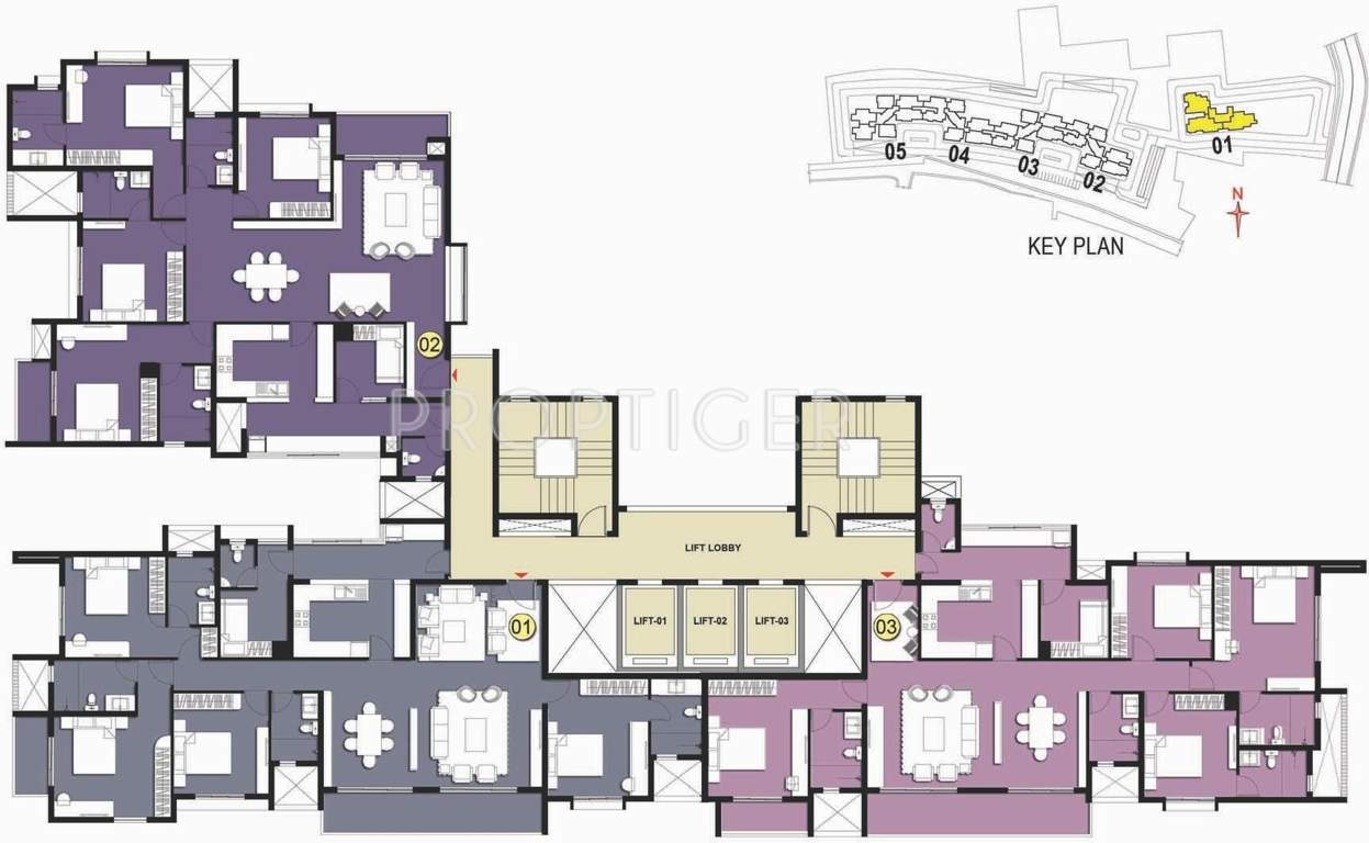  west woods Images for Cluster Plan of Prestige West Woods
