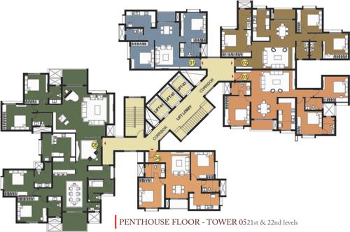  west-woods Images for Cluster Plan of Prestige West Woods