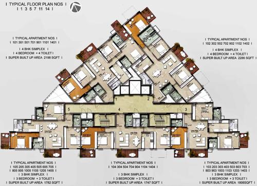 Images for Cluster Plan of Unishire Belvedere Premia