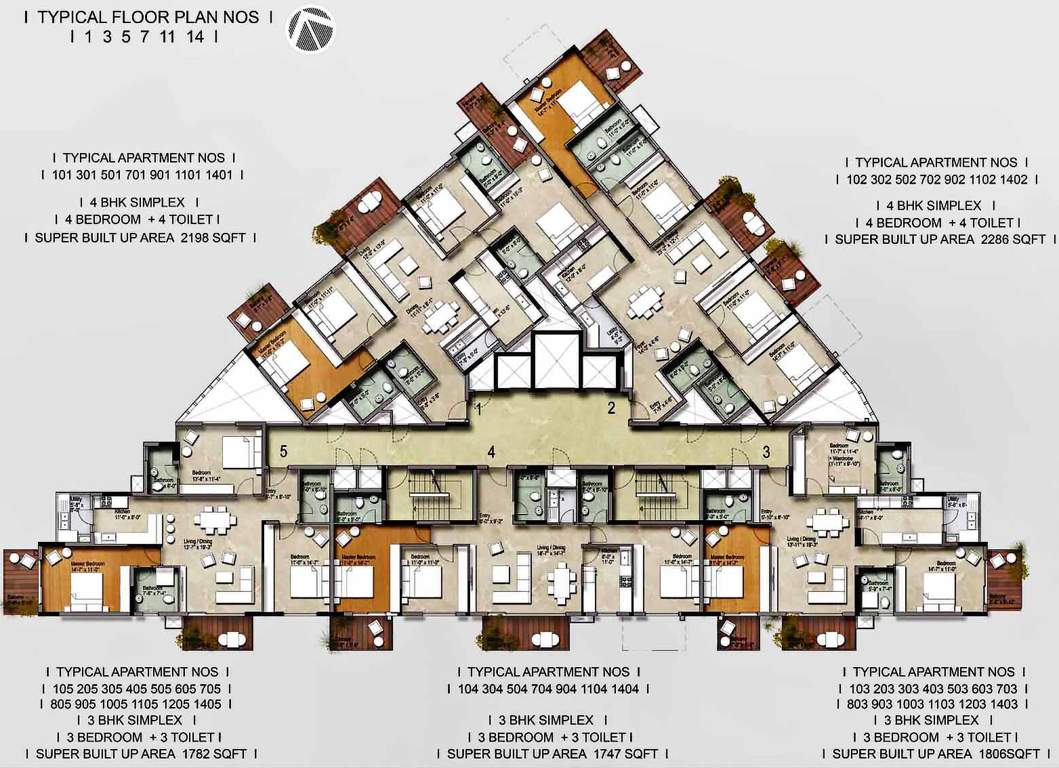 Images for Cluster Plan of Unishire Belvedere Premia