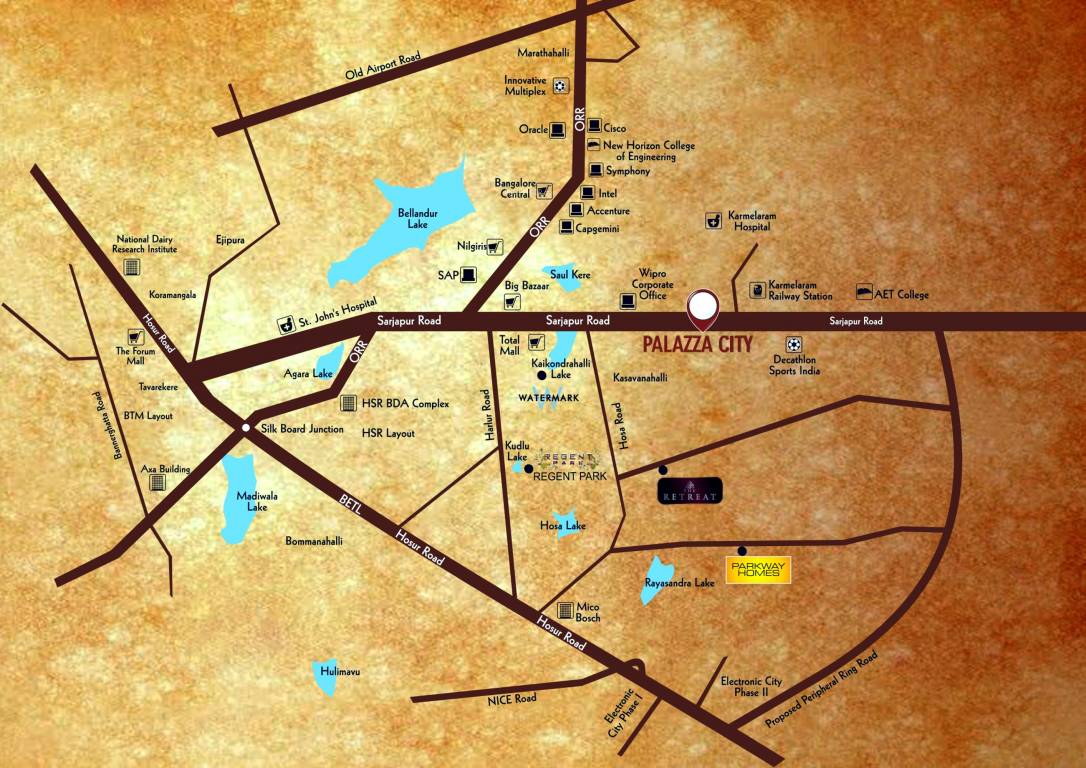  palazza city Location Plan