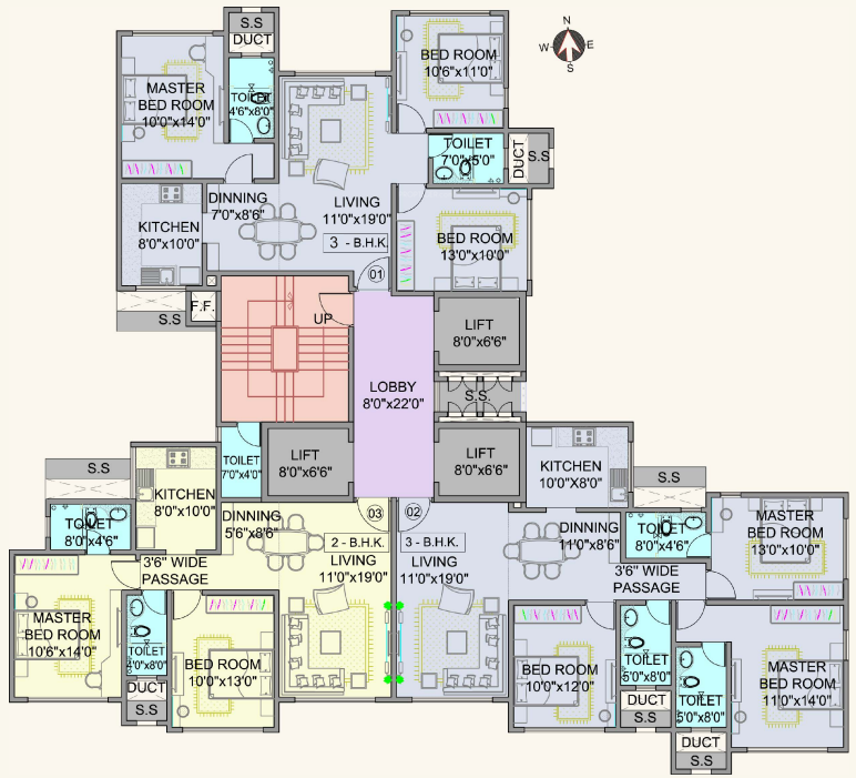  park royale Block C Cluster Plan