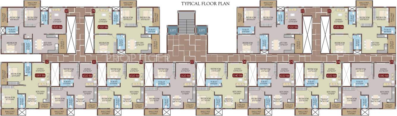 Images for Cluster Plan of Radiant Prime Rose