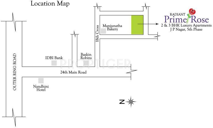 Images for Location Plan of Radiant Prime Rose
