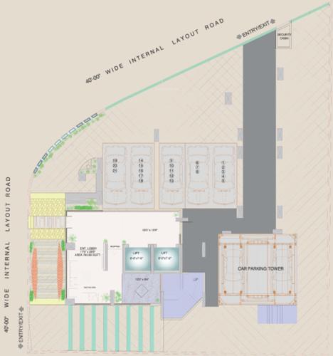  aria Images for Cluster Plan of Parinee Aria