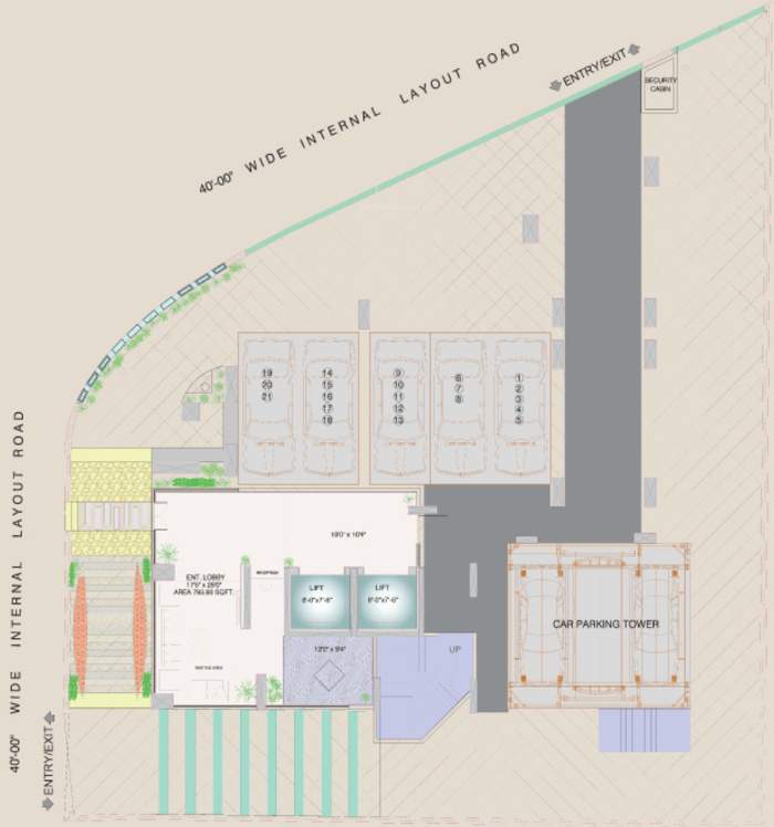  aria Images for Cluster Plan of Parinee Aria