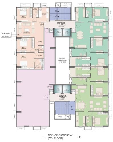 Images for Cluster Plan of Parinee 11 West 11-west Images for Cluster Plan of Parinee 11 West