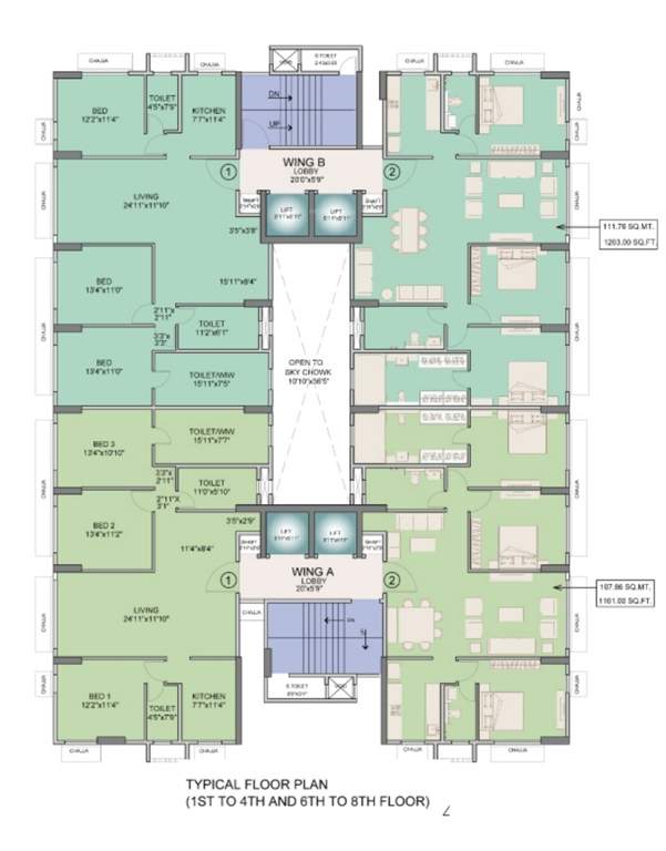 11 west Images for Cluster Plan of Parinee 11 West
