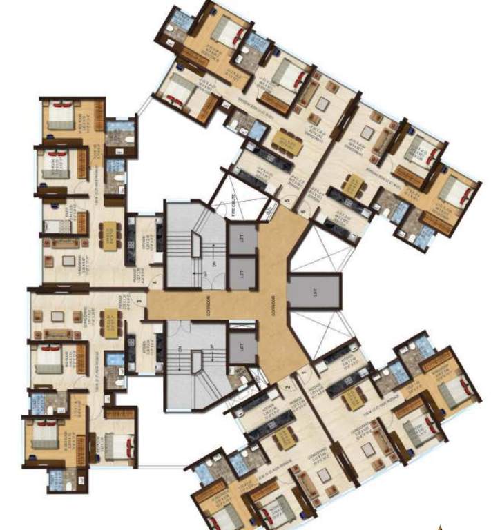  boulevard Tower 1 Cluster Plan