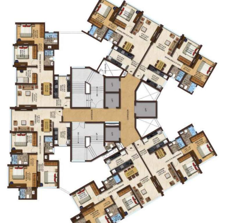  boulevard Tower 1 Cluster Plan