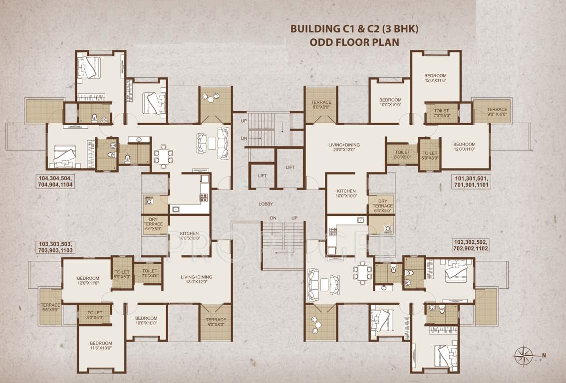 sepia Images for Cluster Plan of Sukhwani Sepia
