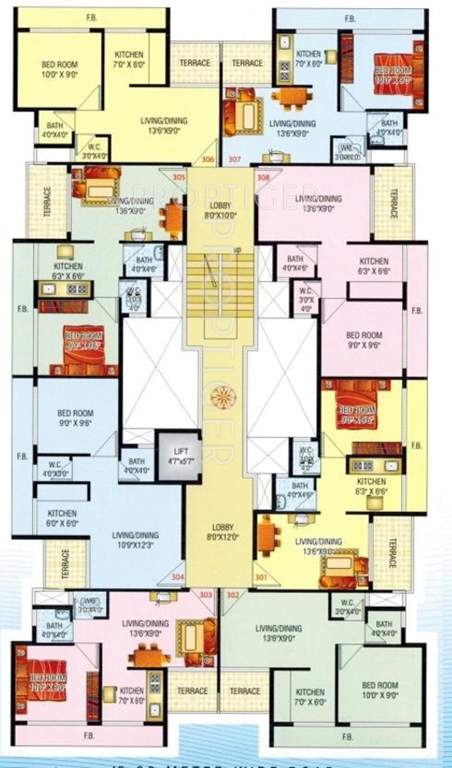  park Images for Cluster Plan of Ocean Park