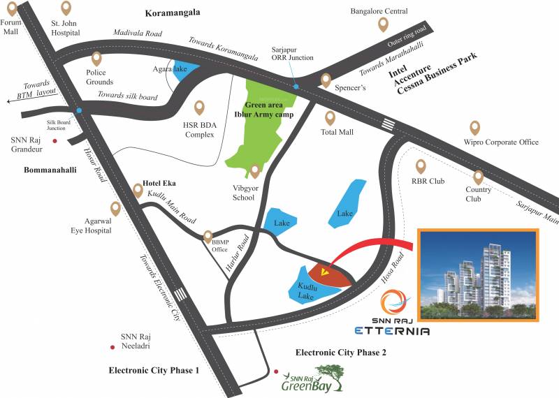  raj-etternia Images for Location Plan of SNN Raj Etternia