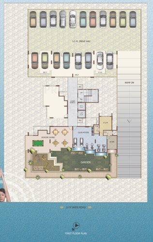 shree-labheshwar aura Aura Cluster Plan for 1st Floor