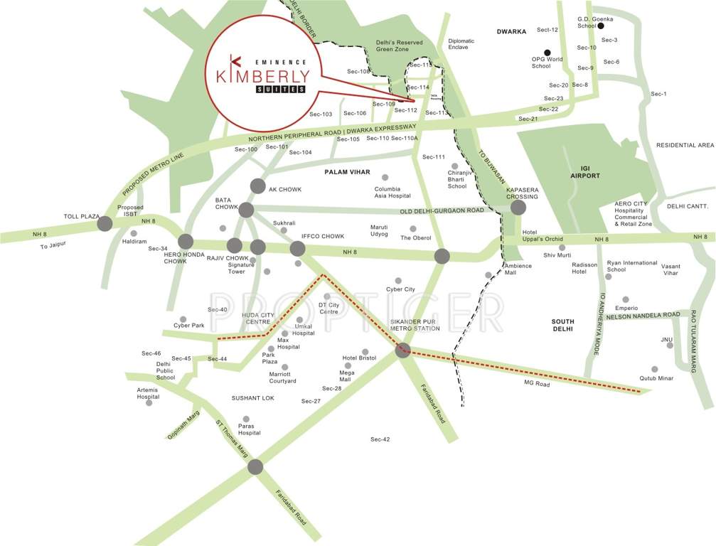  kimberly suits Images for Location Plan of Eminence Kimberly Suits