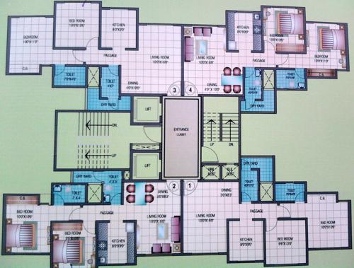 Images for Cluster Plan of Damji Shamji Mahavir Kalpavruksha