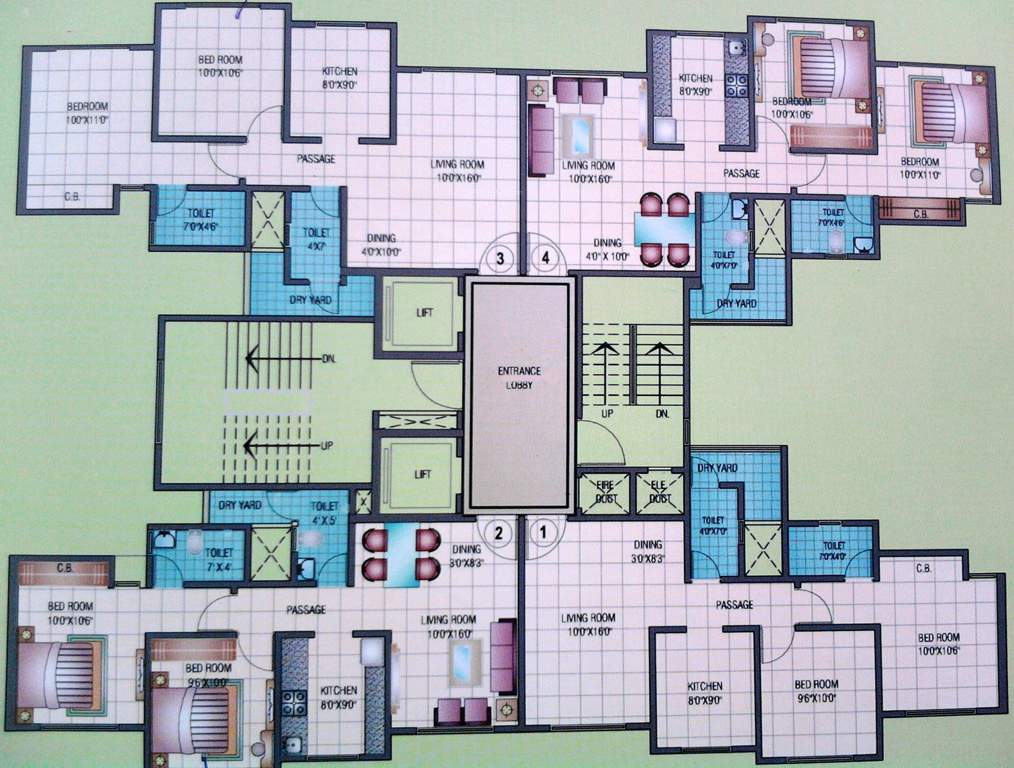 Images for Cluster Plan of Damji Shamji Mahavir Kalpavruksha