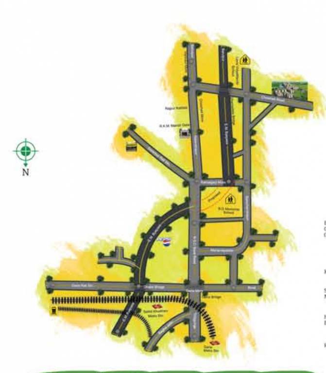 megacity Location Plan