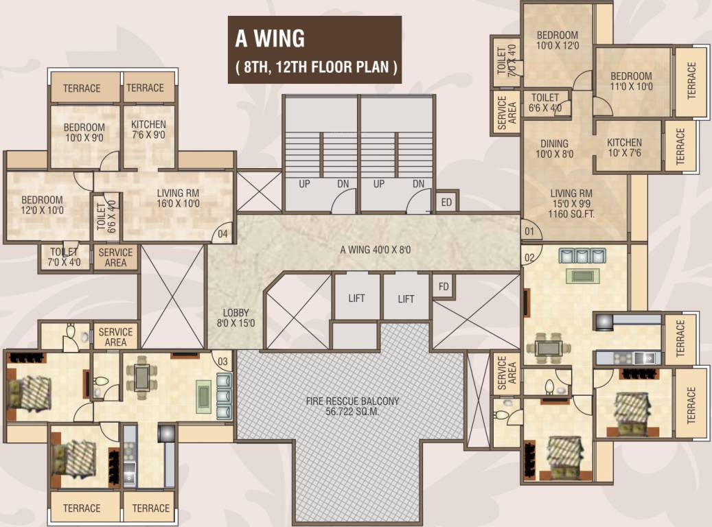 Images for Cluster Plan of Devkrupa Dev Luxuria