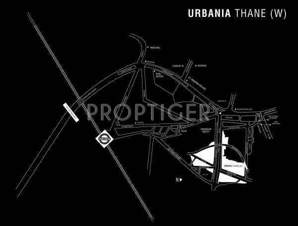 Images for Location Plan of Rustomjee Urbania Acura